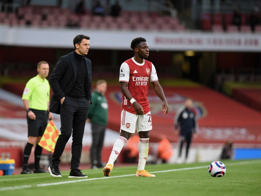 登贝莱替补成阿森纳良机，厄德高与阿尔特塔却未能把握