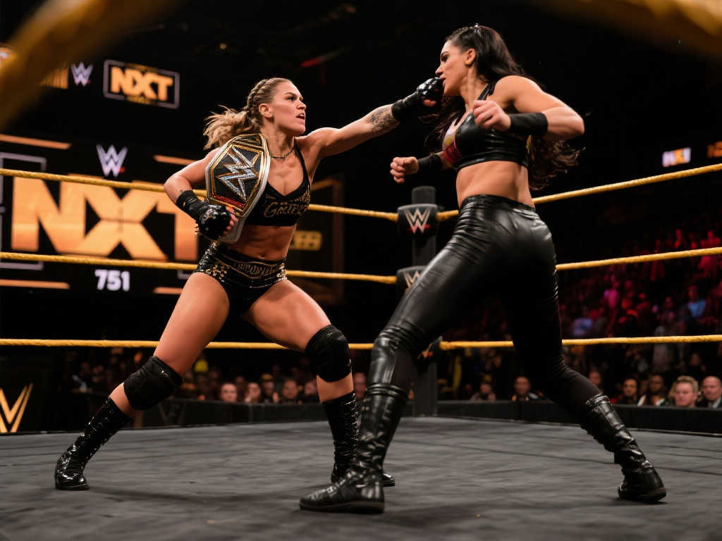 第851期 乔丹恩-格雷斯对决NXT女子冠军史黛芙妮-瓦奎尔,冠军宝座悬念再起 第851期 乔丹恩-格雷斯对决NXT女子冠军史黛芙妮-瓦奎尔,冠军宝座悬念再起